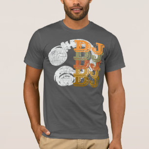 T-shirts DJ e auscultadores