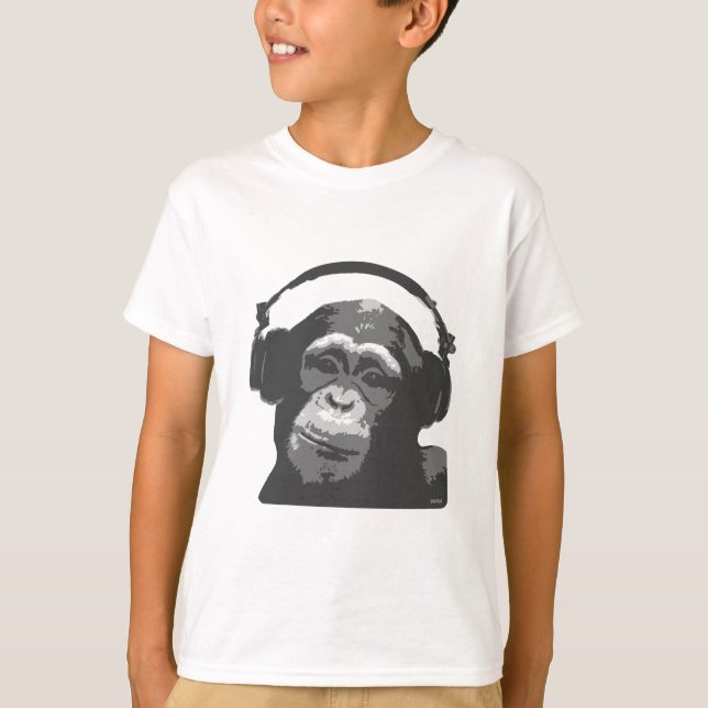 T-SHIRTS DJ MONKEY (Frente)