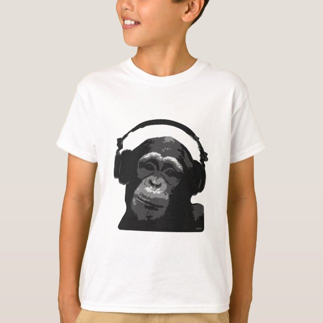 T-SHIRTS DJ MONKEY (Frente)
