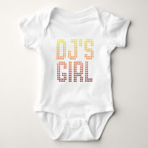 T-shirts DJs Girl - Namorada de Jockey com Disco DJing Musi