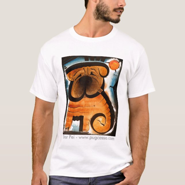 T-shirts dk_2007dec31g, Shar Pei - www.pugcasso.com (Frente)