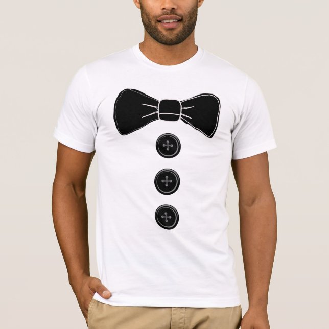 T-shirts do Arco Tuxedo Tie MENS (Frente)