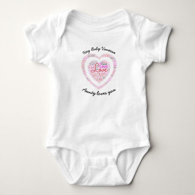T-shirts Do "Bodysuit feito sob encomenda do jérsei Aunty (Frente)