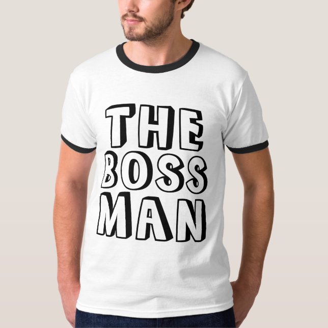 T-Shirts DO BOSS MAN (Frente)
