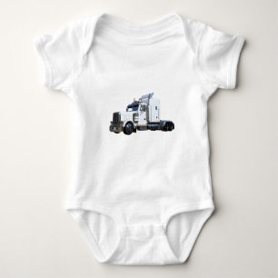 T-shirts Do branco reboque de tractor semi