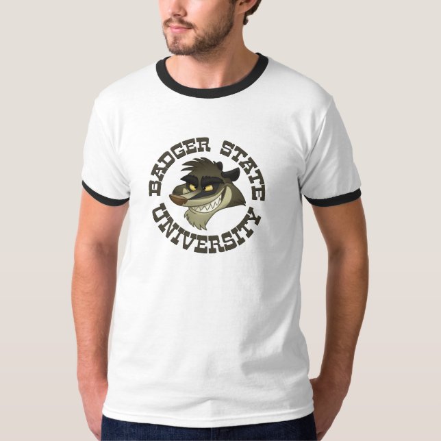 T-shirts Do "camisa da universidade estadual texugo" (Frente)