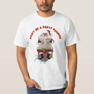 T-shirts Do "camisa engraçada do Natal de Pooper partido"