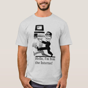 T-shirts Do Internet (cinzas)