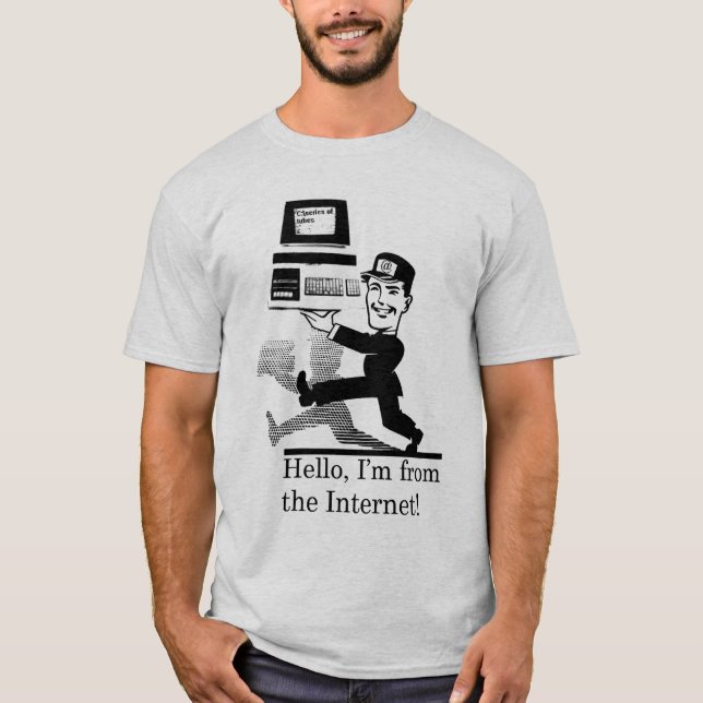 T-shirts Do Internet (cinzas) (Frente)