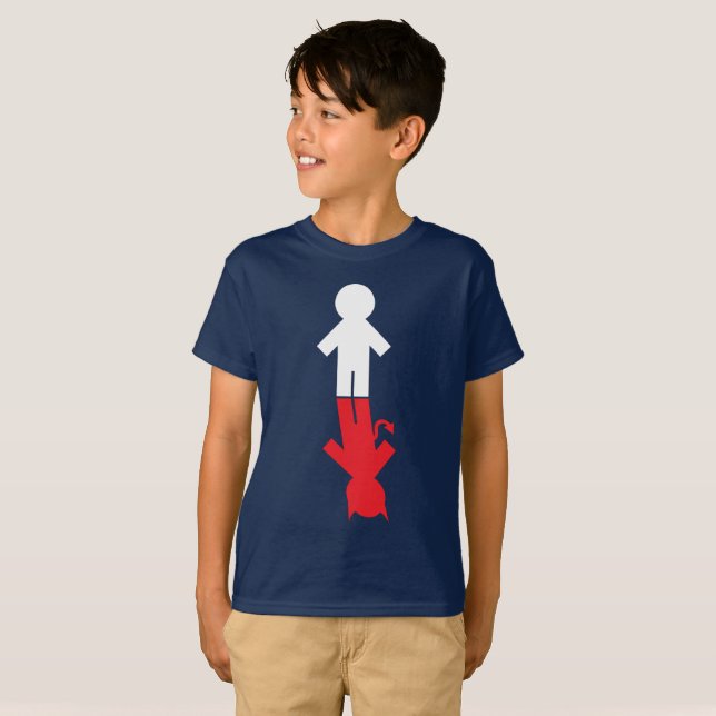 T-shirts Do "menino mau bom menino " (Frente Completa)