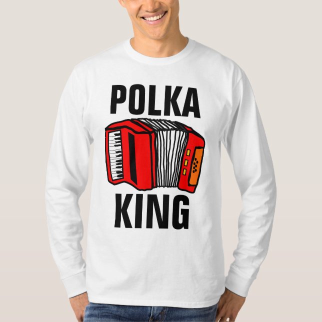 T-SHIRTS DO POLKA KING ACCORDIAN (Frente)