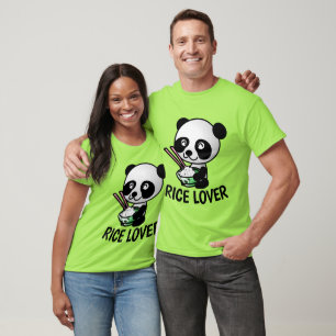 T-shirts DO RICE LOVER, comida chinesa Engraçada