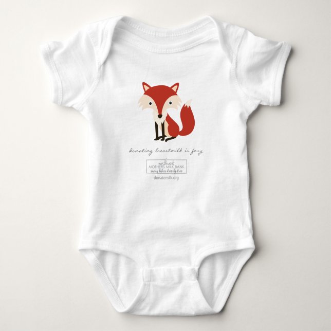 T-shirts Doar o leite materno é uma parte Foxy (Frente)