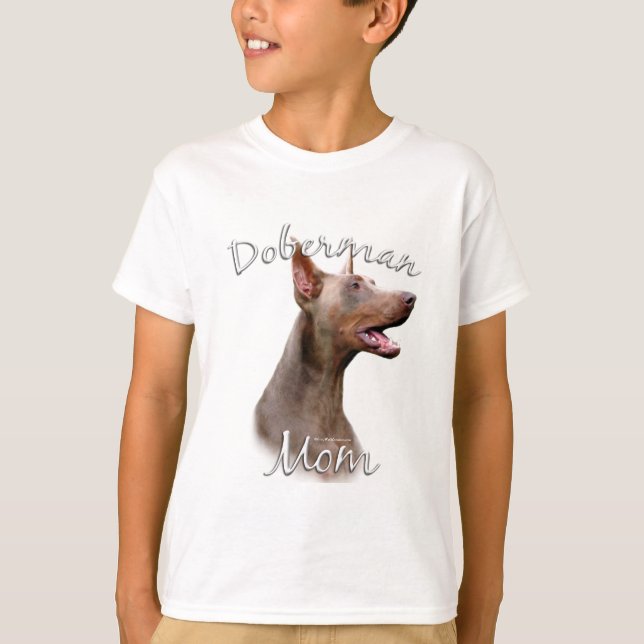 T-shirts Doberman Pinscher (Isabella) Mãe 2 (Frente)
