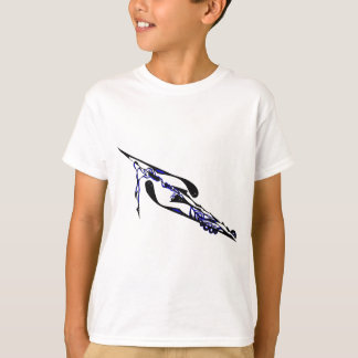 T-shirts Dobra de Tempo Dimensional Azul