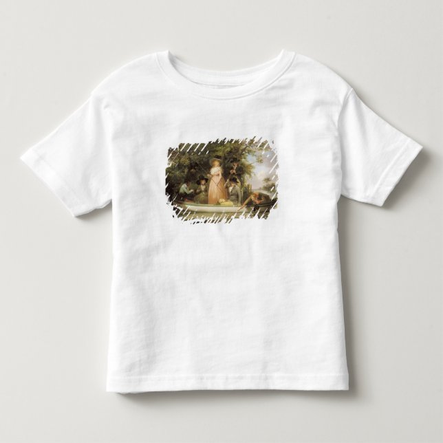 T-shirts Dobrar do partido (óleo em canvas) (Frente)