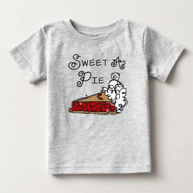 T-shirts Doce como Pie (Frente)