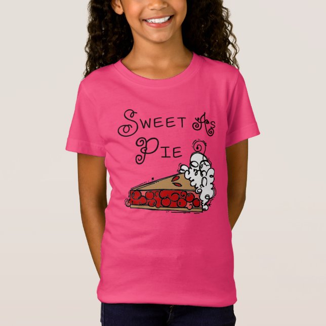 T-shirts Doce como Pie (Frente)