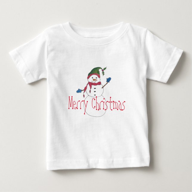 T-shirts Doce de Natal para Crianças (Frente)