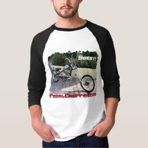 T-shirts Doce do pedal interruptor inversor preto da