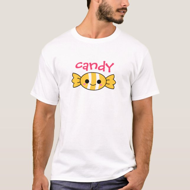 T-shirts Doces bonitos do kawaii! (Frente)