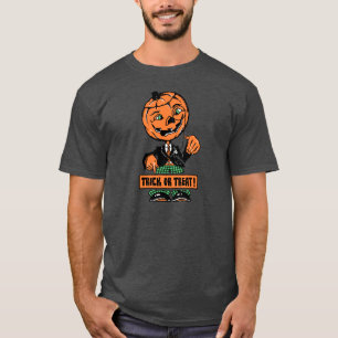 T-shirts doçura ou travessura Jack O'Lantern do Dia das