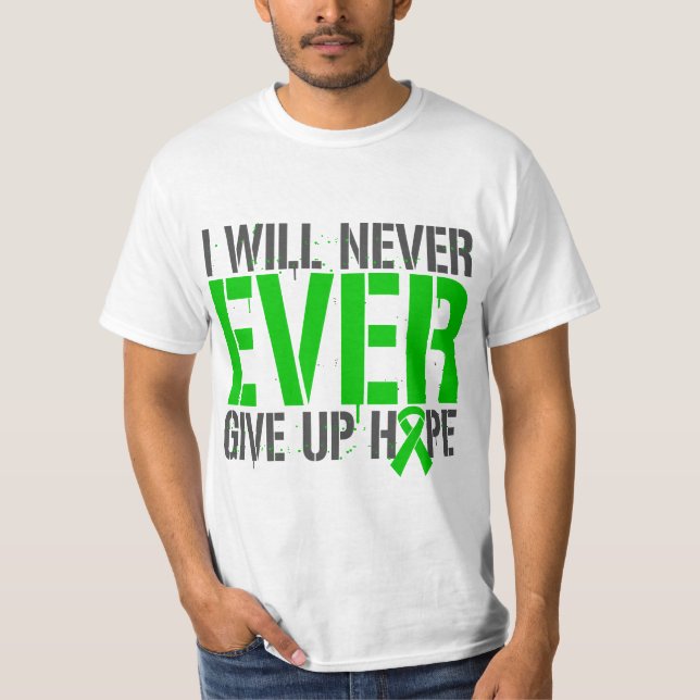 T-shirts Doença bipolar eu darei nunca nunca acima a (Frente)