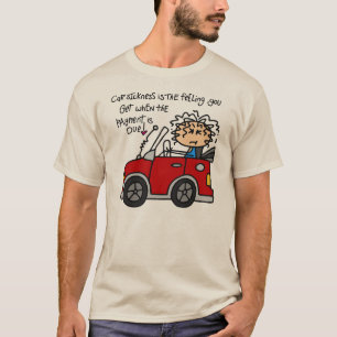 T-shirts Doença de carro cómico