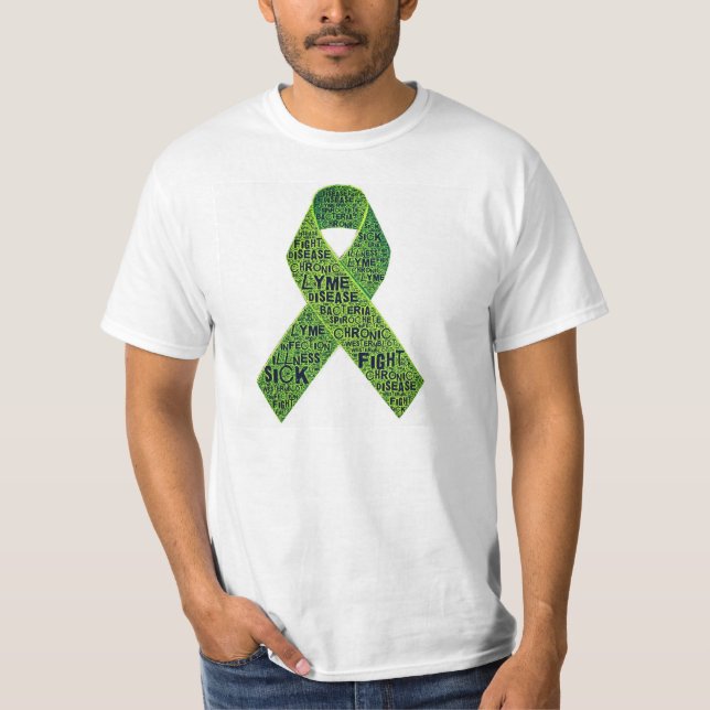 T-shirts Doença de Lyme (Frente)