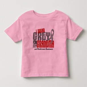 T-shirts Doença de Parkinsons EU VISTO o CINZA PARA MINHA