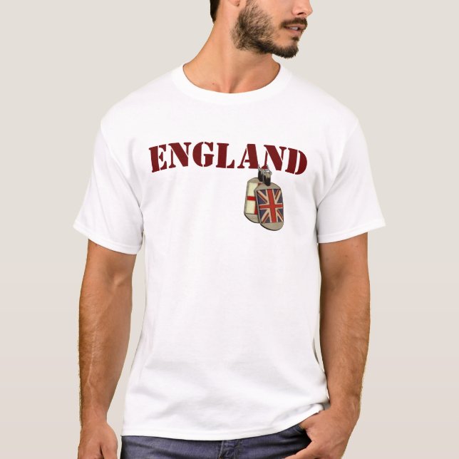 T-shirts Dog tags inglês (Frente)