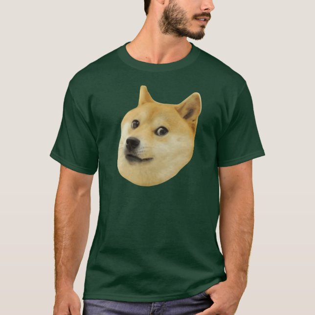 T-shirts Doge muito wow muito cão tal Shiba Shibe Inu (Frente)