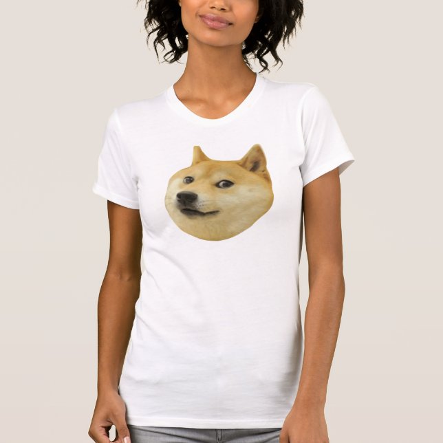 T-shirts Doge muito wow muito cão tal Shiba Shibe Inu (Frente)