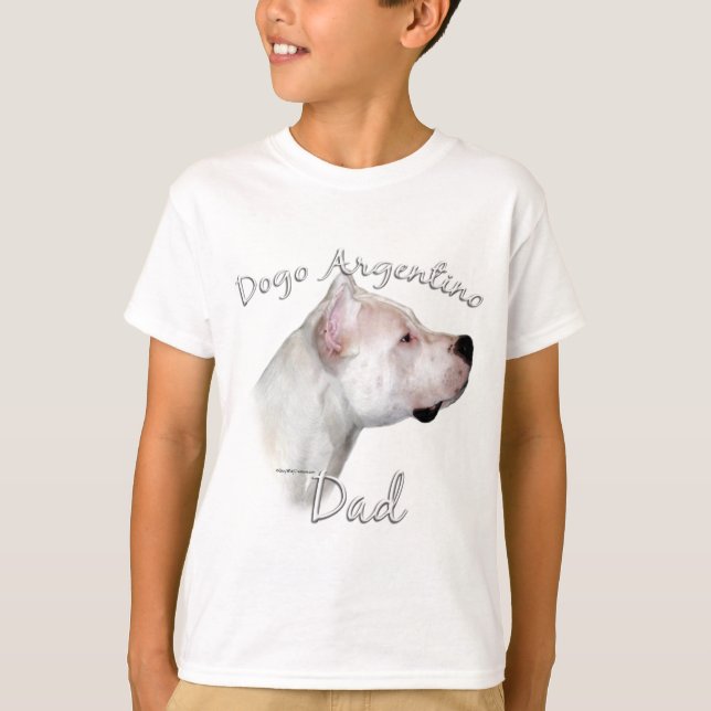 T-shirts Dogo Argentino Pai 2 (Frente)