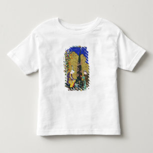 T-shirts Dois amantes em um pomar de florescência