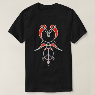 T-shirts Dois beija-aves design