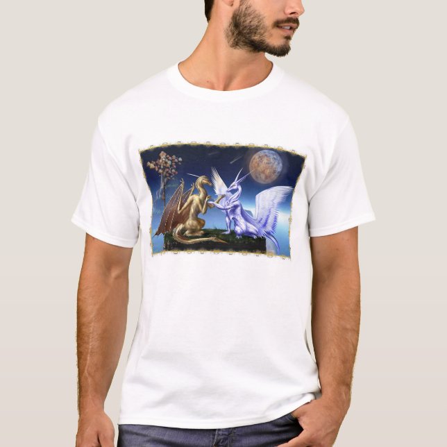 T-shirts Dois mundos (Frente)