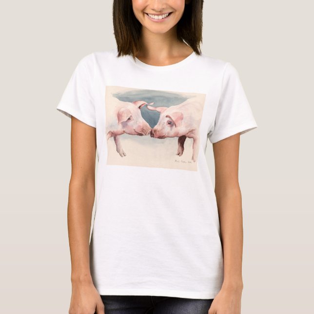 T-shirts Dois pouco Piggies 2012 (Frente)