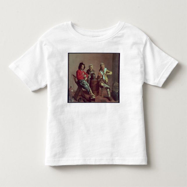 T-shirts Dois rapazes e uma Fazer de música, 1629 (Frente)