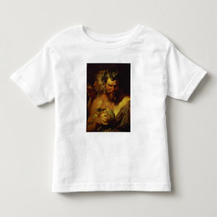 T-shirts Dois Satyrs (óleo no painel)