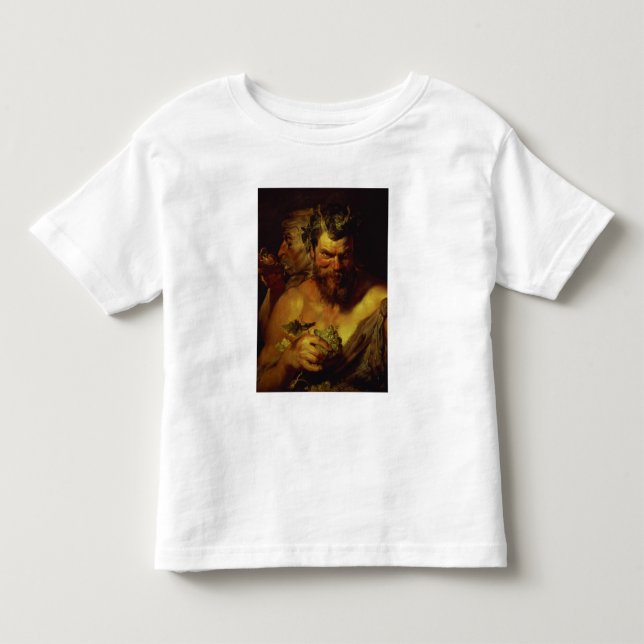 T-shirts Dois Satyrs (óleo no painel) (Frente)