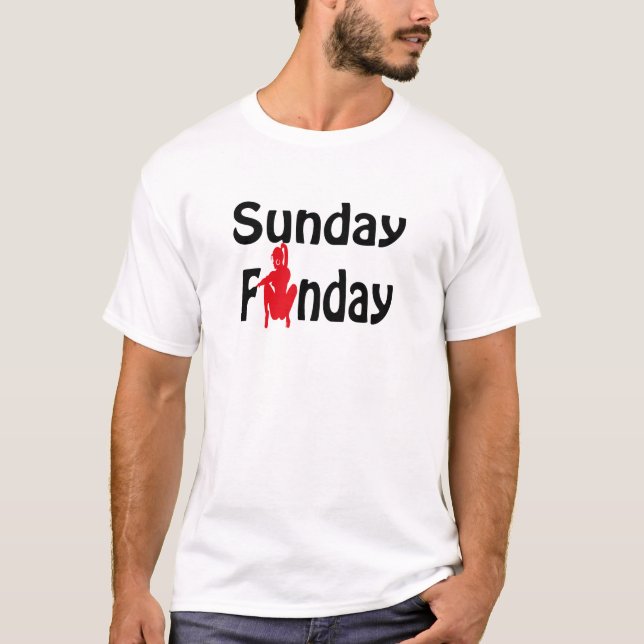 T-shirts Domingo Funday (Frente)