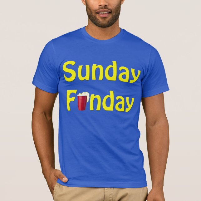 T-shirts Domingo Funday (Frente)