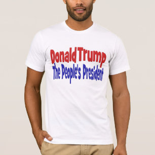 T-shirts Donald Trump o Presidente do Povo vermelho