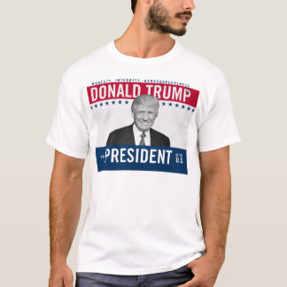 T-shirts Donald Trump para o presidente