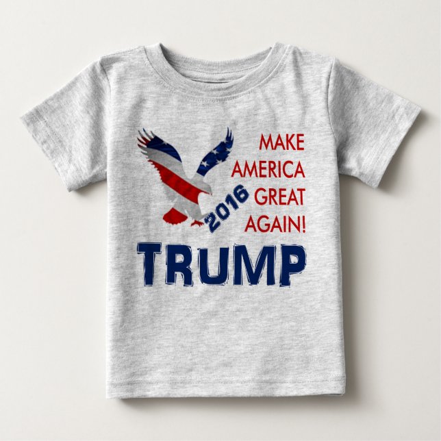 T-shirts Donald Trump Para Presidente (Frente)