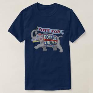 T-shirts Donald Trump Presidente 2024 Elefante Republicano