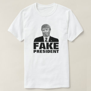 T-shirts Donald Trump "PRESIDENTE FALSIFICADO" para cores