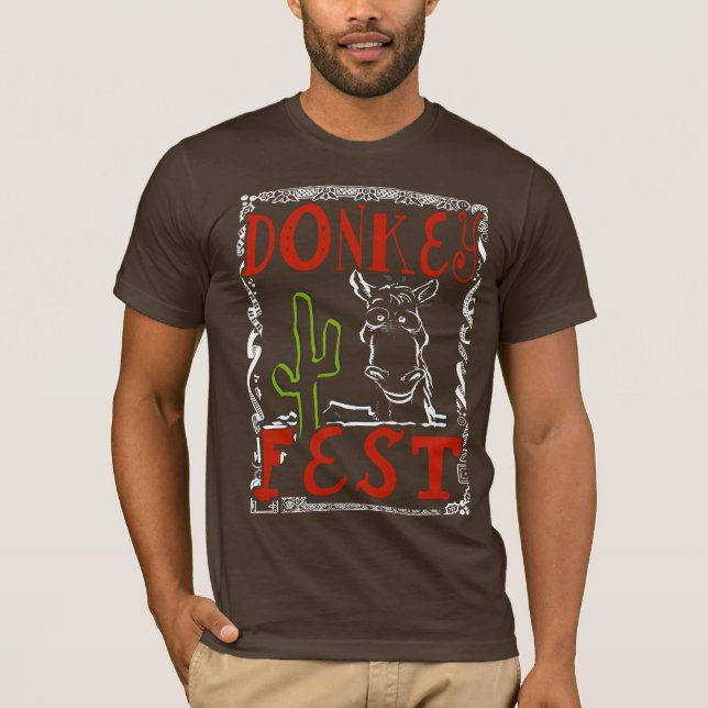 T-shirts Donkey Fest (Frente)
