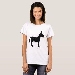 T-shirts Donkey Silhouette